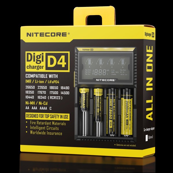 Nitecore Digicharger D4 - Ladestation 4-Fach