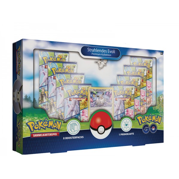 Pokemon - GO Evoli Pokémon International 45405 Premium-Kollektion Sammelkarten, bunt DE
