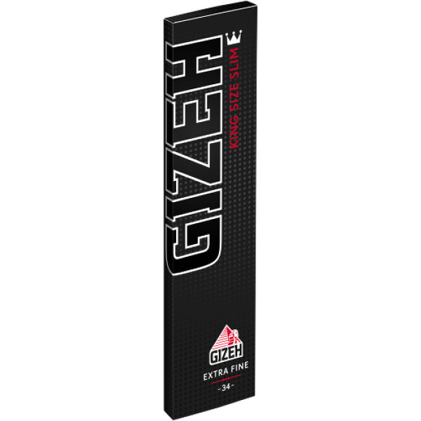 Gizeh - Black King Size Slim 34 Blatt