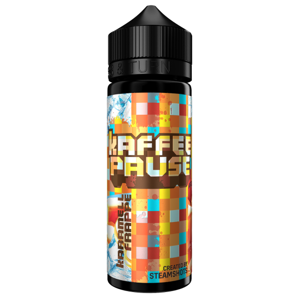 Kaffeepause - Karamell Frappé Ice 10ml Aroma by Steamshots Longfill