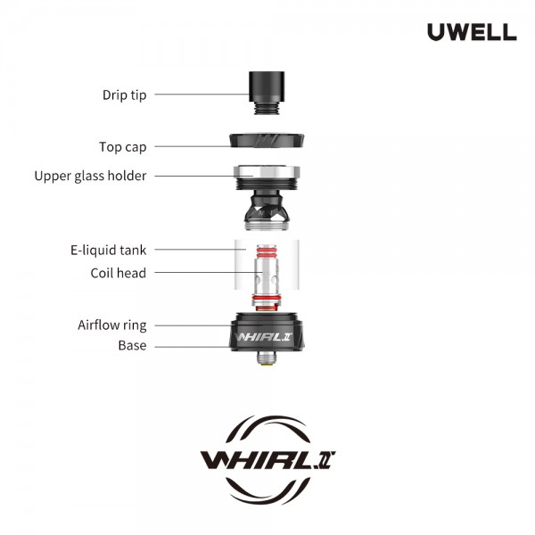 Uwell - Whirl 2 Tank Verdampfer - silber