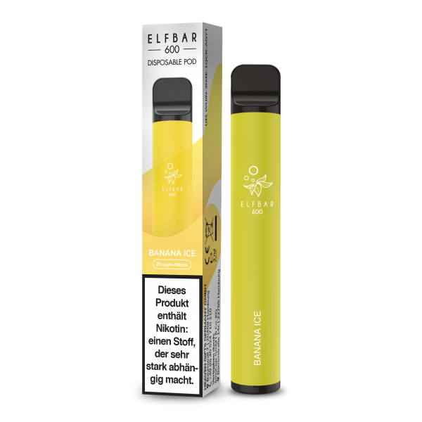 Elfbar 600 - Banana ICE 20mg - Einweg E-Zigarette