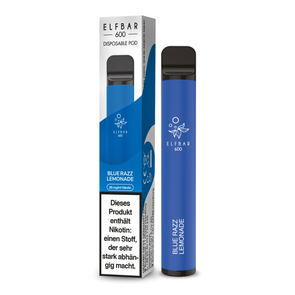 Elfbar 600 - Blue Razz Lemonade 20mg - Einweg E-Zigarette