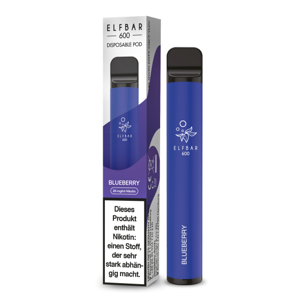Elfbar 600 - Blueberry 20mg - Einweg E-Zigarette
